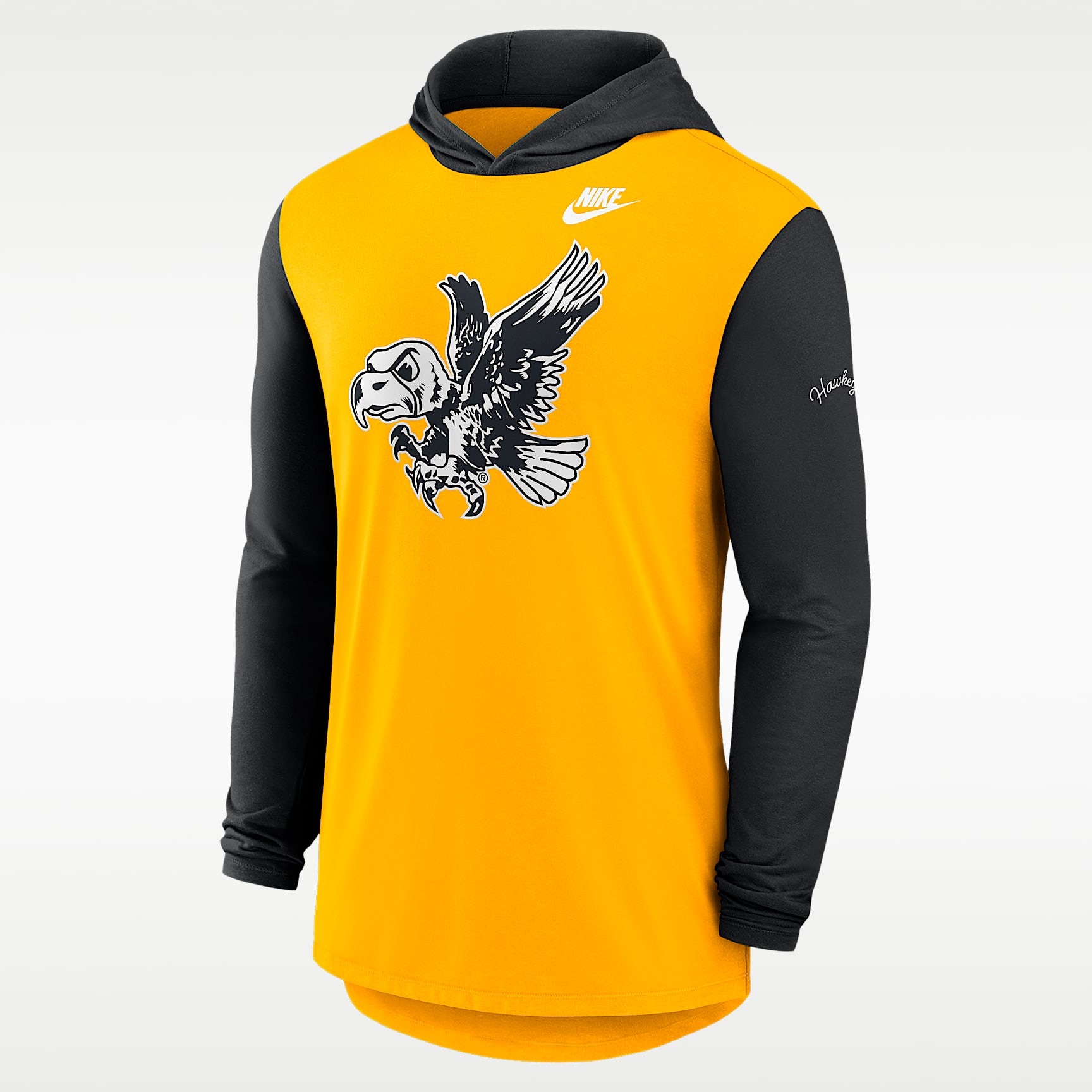 Iowa Campus Legacy Men's Nike Dri-FIT College Long-Sleeve Hooded T